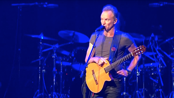 Live de STING pour la ré-ouverture du Bataclan