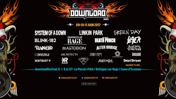 L'affiche s'étoffe pour le Download Festival 