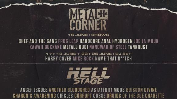 Le Hellfest 2022 partage le line-up de la Hellstage et du Metal Corner